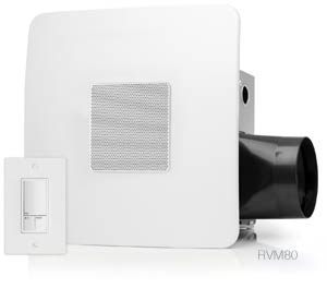 Music bath fan